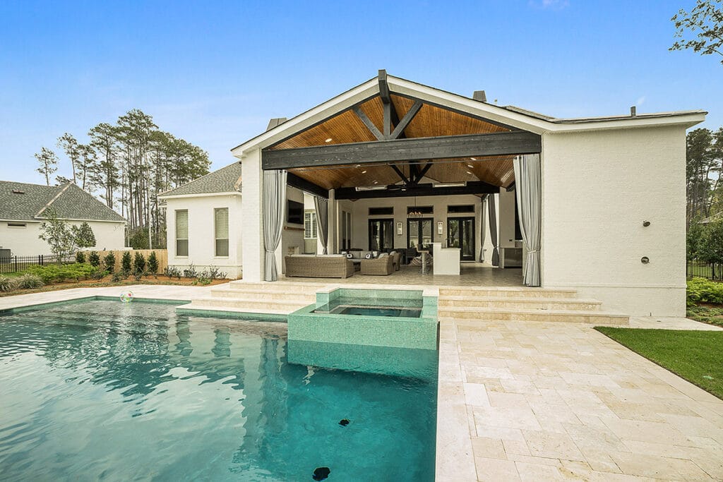 Outdoor home renovation